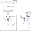 Chậu Lavabo Treo Tường Aqua Ceramic Inax AL-312V 