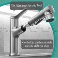 Vòi Lavabo Nóng Lạnh Đầu Rút Navier NV-632T