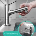 Vòi Lavabo Nóng Lạnh Đầu Rút Navier NV-632T