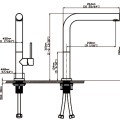 Vòi Rửa Chén Nóng Lạnh Inox 304 Navier NV-259