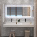 Bàn Đá Lavabo 1 Tầng Đen Nguyên Khối Navier NV-508D