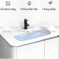 Bộ Tủ Chậu Lavabo Nhôm Màu Xám Navier Cao Cấp NV-584X60