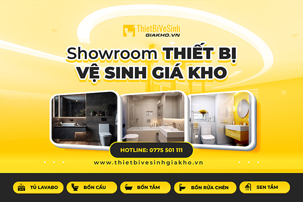 Showroom Thiết Bị Vệ Sinh Giá Kho cam kết cung cấp các sản phẩm thiết bị vệ sinh chính hãng với giá tốt nhất.