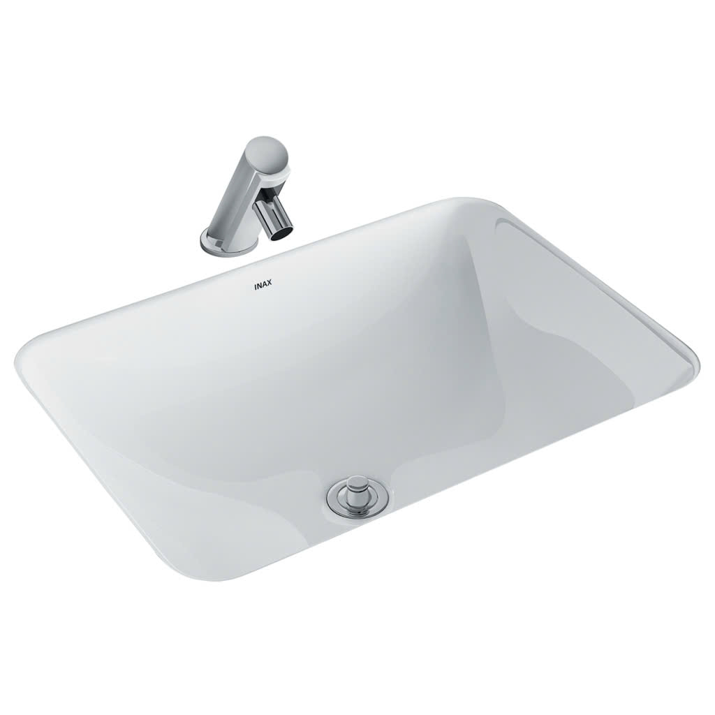 Mẫu 4: Chậu rửa mặt lavabo âm bàn dạng hình chữ nhật INAX L-2298V