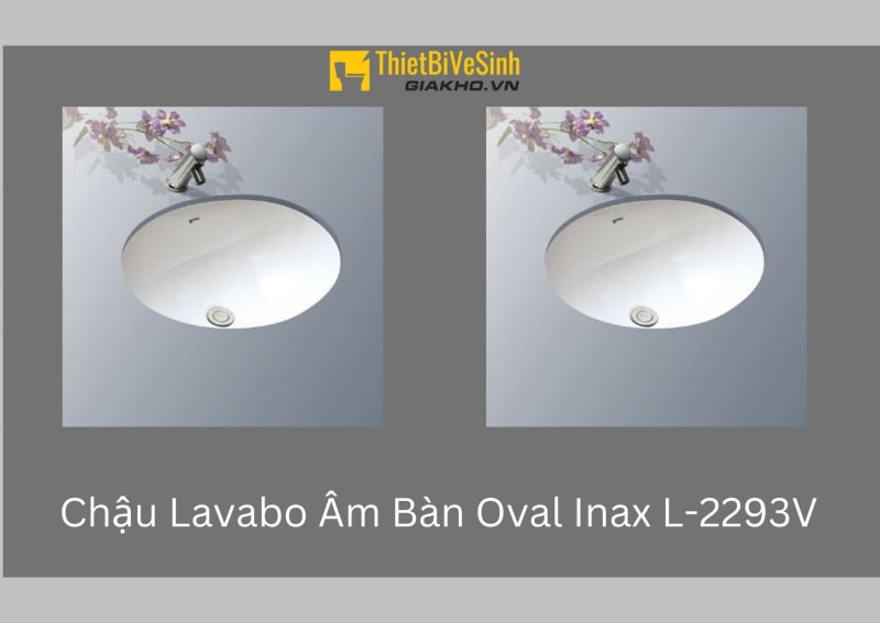 Lavabo Inax loại nhỏ L-2293V là mẫu thiết kế âm bàn sang trọng và hiện đại với thiết kế lòng chậu sâu, rộng hạn chế văng nước ra bên ngoài, giúp tiết kiệm nước và thời gian lau chùi.