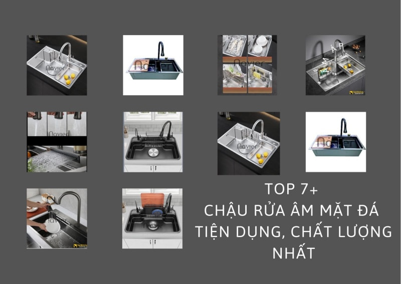 Thiết Bị Vệ Sinh Giá Kho là đại lý chính hãng tất cả thương hiệu nổi tiếng chậu rửa bát âm như: Carysil, Malloca, Erowin, Roland, Đại Thành, Sơn Hà và đặc biệt chậu rửa âm của Navier. 