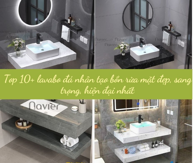 Thiết Bị Vệ Sinh Giá Kho là đơn vị phân phối chính hãng lavabo đá nhân tạo với mức giá cực kỳ hấp dẫn. Đặc biệt là những mẫu sản phẩm được phân phối độc quyền của thương hiệu Navier.