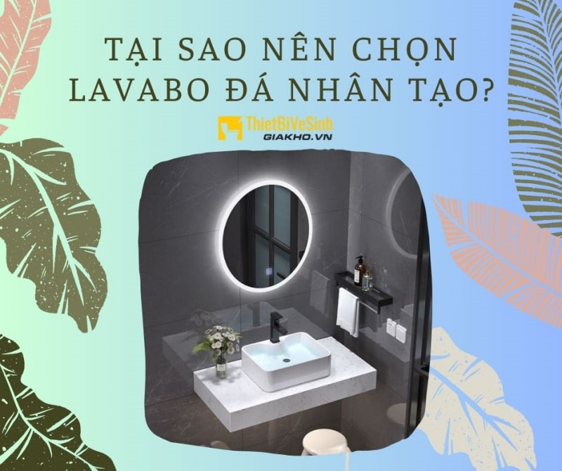 ​Lavabo đá nhân tạo được khá nhiều khách hàng chọn lựa so với việc ốp gạch truyền thống. Có thể nói đây là xu hướng mới đem đến nét đẹp rất riêng cho không gian phòng tắm của gia đình bạn.