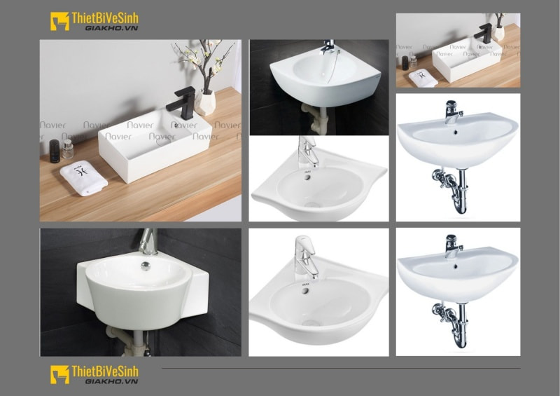 Kích thước lavabo mini phù hợp với các không gian nhỏ, diện tích hẹp nên cần cân nhắc chọn sản phẩm phù hợp.