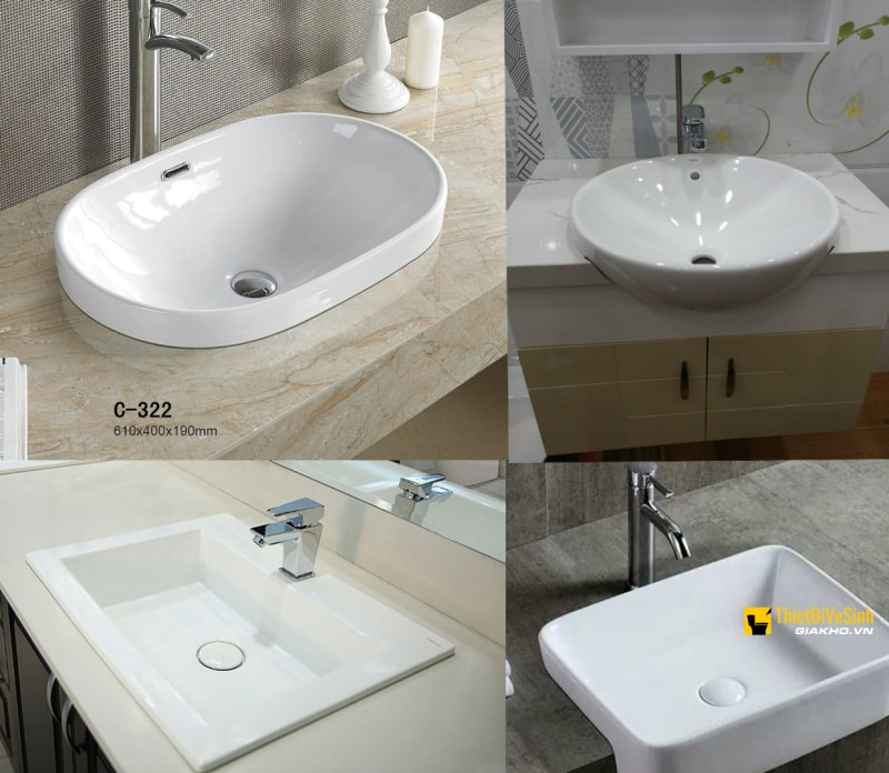 Với nhiều kiểu dáng đa dạng khác nhau, chậu lavabo bán âm là sự lựa chọn hoàn hảo cho những ai yêu thích sự tiện nghi và sang trọng.