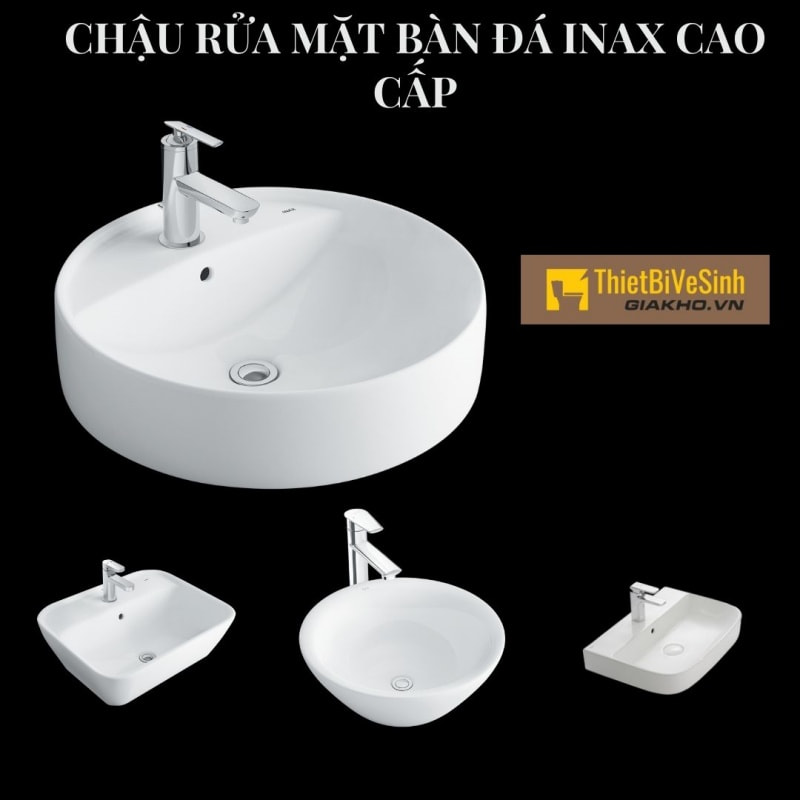 Bạn có thể tìm mua chậu rửa mặt bàn đá Inax chính hãng, giá tốt nhất tại Thiết Bị Vệ Sinh Giá Kho. Đơn vị cam kết 100% nhập khẩu chính hãng với đầy đủ giấy tờ chứng minh xuất xứ.