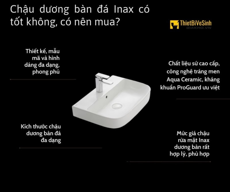 Nếu bạn đang tìm mua các sản phẩm chậu rửa dương bàn chất lượng - giá tốt thì Inax là một trong những lựa chọn lý tưởng.