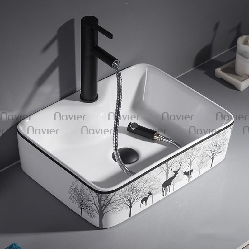 Chậu lavabo đặt bàn Navier NV-433 được bảo hành men sứ lên đến 10 năm, 1 đổi 1 nếu phát sinh lỗi đến từ nhà sản xuất.