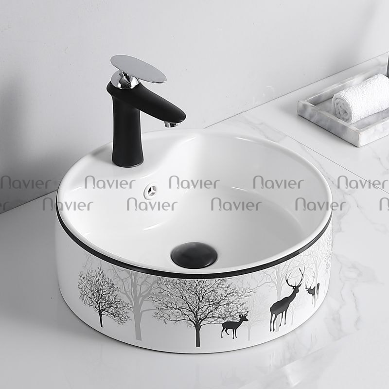 Chậu lavabo Navier NV-432 được đánh giá cao về khả năng chống tràn nhờ vào ưu điểm lòng chậu sâu, rộng và lỗ chống tràn hiệu quả.