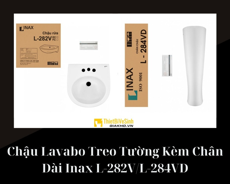 Chậu rửa mặt chân đứng INAX L-282V/L-284VD là dòng lavabo được đông đảo người tiêu dùng tin tưởng. Nhờ thiết kế sang trọng, tinh tế và kích thước tầm trung phù hợp với nhiều không gian. 