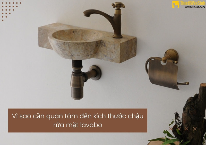 Với phòng tắm có diện tích nhỏ thì càng cân nhắc kỹ để chọn đúng loại lavabo có kích thước phù hợp.