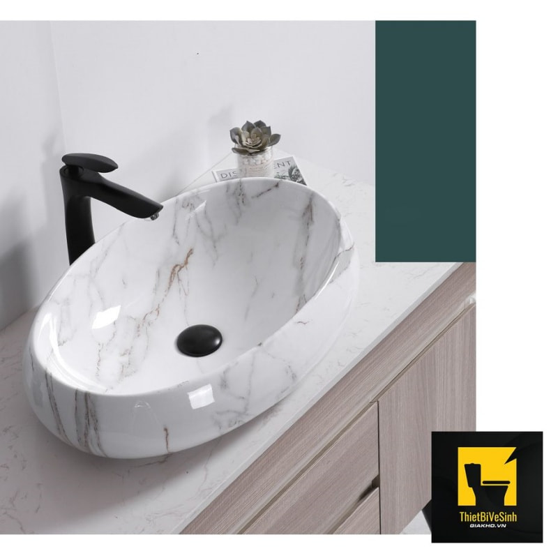 Lavabo đặt bàn NV-419VM đến từ thương hiệu Navier nổi tiếng có thiết kế đẹp mắt, kích thước vừa gọn nên góp phần tôn lên vẻ đẹp của phòng tắm gia đình bạn.