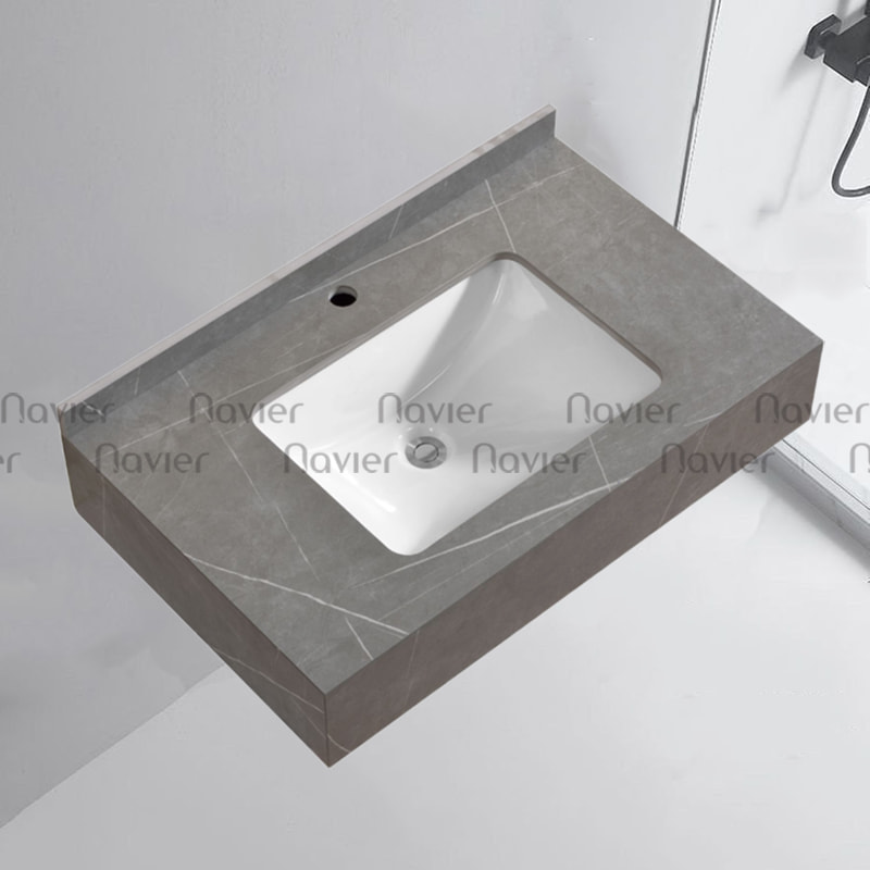 Kích thước lavabo hình chữ nhật dành cho bàn đá