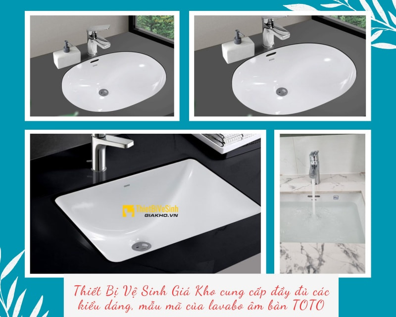 Thiết Bị Vệ Sinh Giá Kho cam kết phân phối lavabo âm bàn TOTO chính hãng ✓ Giá khuyến mãi ✓Bảo hành dài hạn ✓Miễn phí lắp đặt và vận chuyển tại HCM.