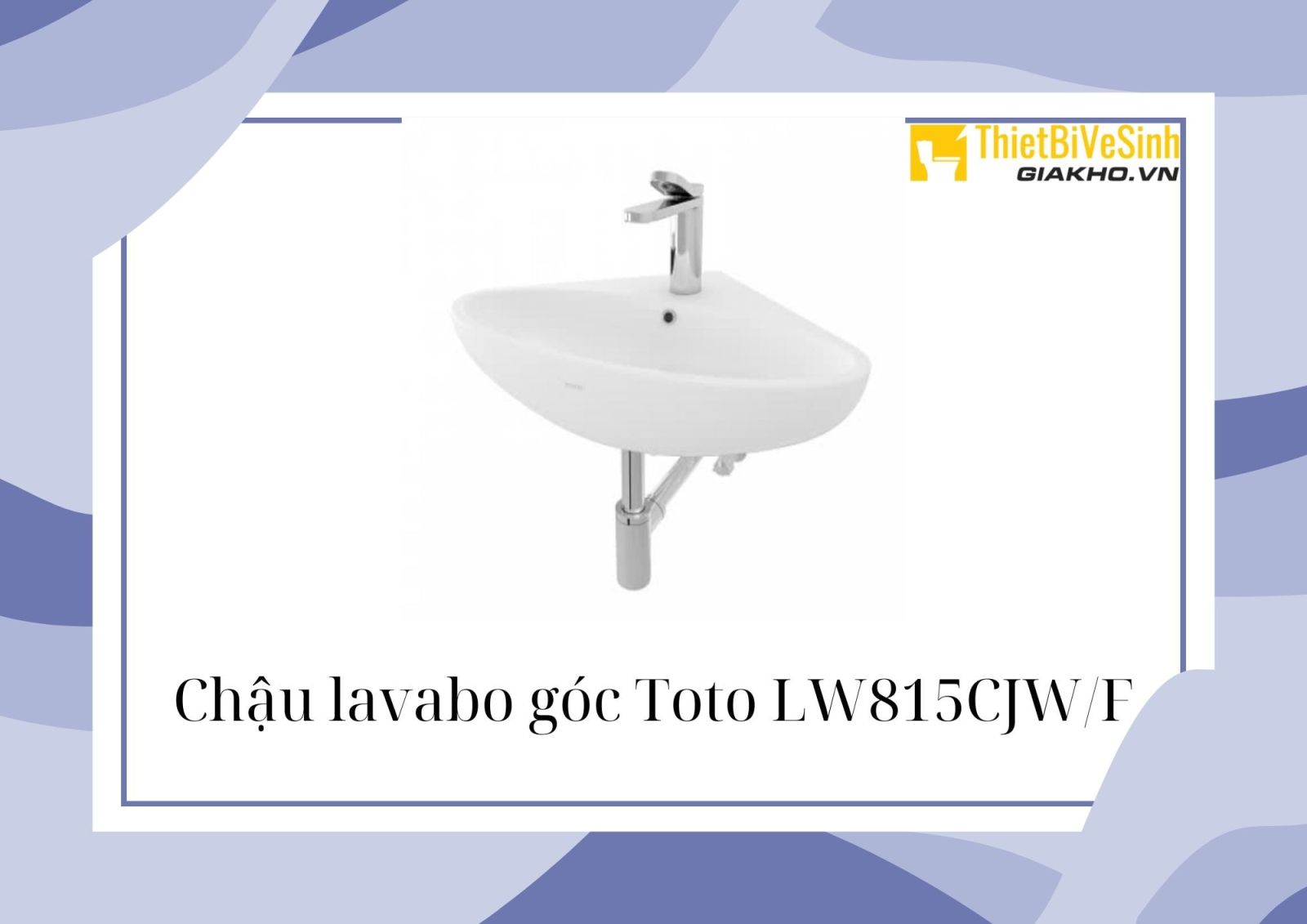 Chậu lavabo góc Toto LW815CJW/F thiết kế nhỏ gọn, chất liệu sứ vệ sinh cao cấp mang lại sự tiện dụng tối đa khi sử dụng.