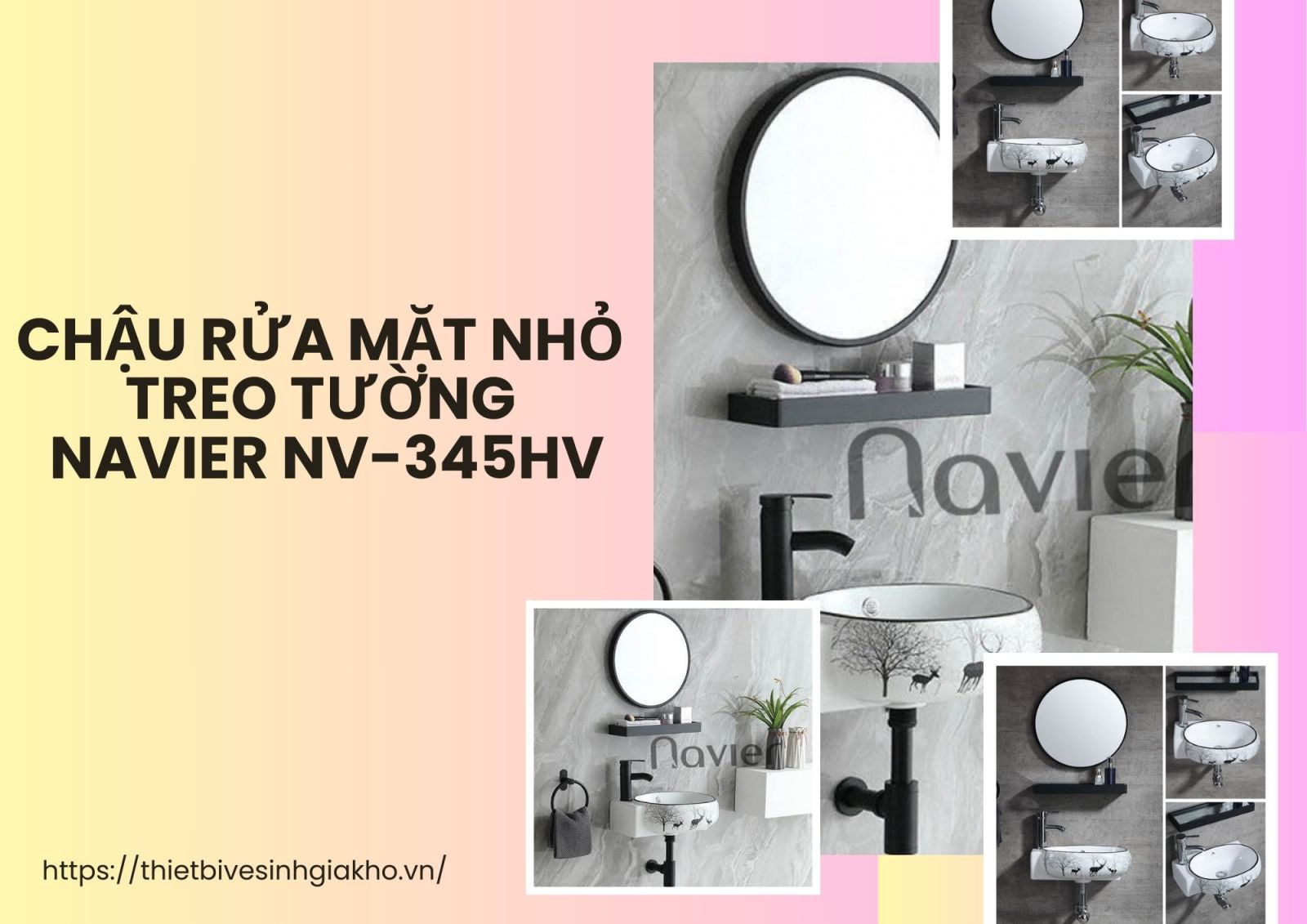 Chậu rửa mặt nhỏ treo tường Navier NV-345HV được làm từ chất liệu sứ cao cấp, đảm bảo tính bền vững và độ bền lâu dài. Lớp men sứ phủ nano, hạn chế vi khuẩn phát triển và ngăn chặn vết bẩn để dễ dàng vệ sinh.