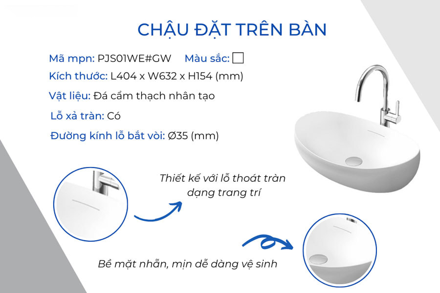 Dòng sản phẩm GALALATO nổi bật nhờ chất liệu đá cẩm thạch nhân tạo bền đẹp.
