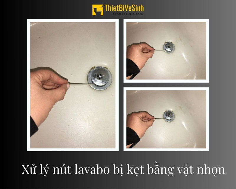 Cách này không được khuyến khích sử dụng vì khá nguy hiểm, có thể làm bạn bị thương trong quá trình thao tác. 