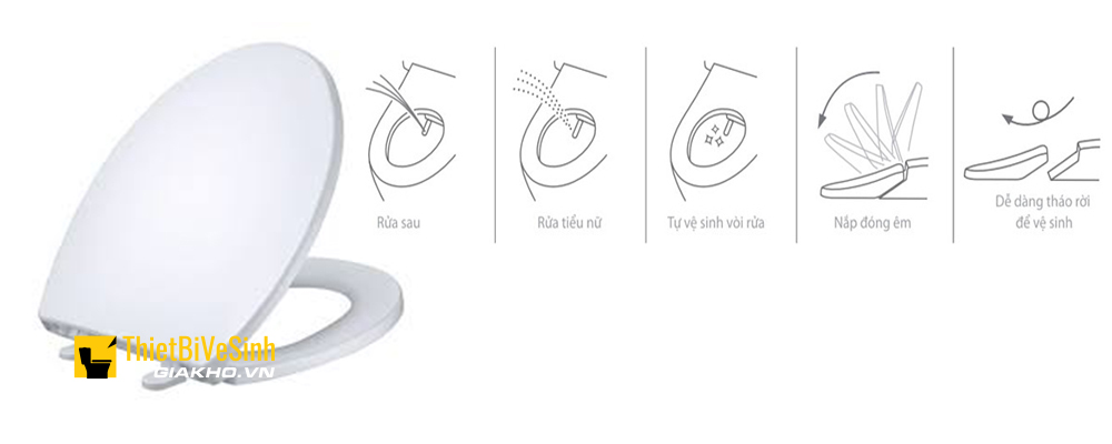 bồn cầu nắp rửa cơ thietbivesinhgiakho