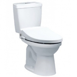 Bồn Cầu 2 Khối Nắp Rửa Cơ Chính Hãng Caesar CD1325/TAF050