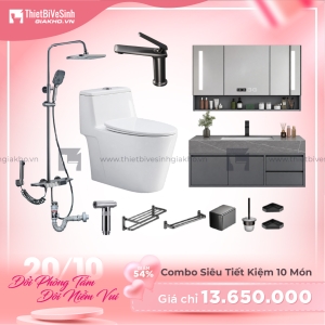 Combo Trọn Bộ Thiết Bị Phòng Tắm 11 Món Tiết Kiệm Navier CBPT0079