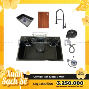 Combo Chậu Rửa Chén 4 Món Cao Cấp Navier CBF03