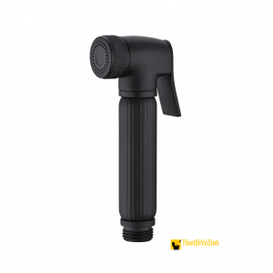 Vòi Xịt Vệ Sinh Đen Đồng Thau Mạ Crom Cao Cấp Navier NV-300D