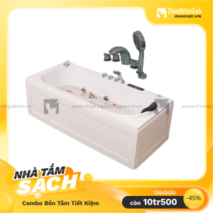  Combo Bồn Tắm Chân Yếm Kèm Bộ Vòi Cao Cấp Navier CBBT02