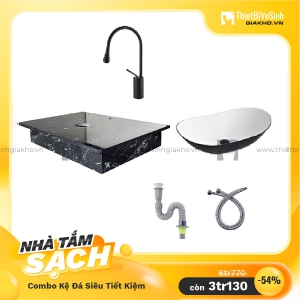 Combo Kệ Đá Đơn Đen SIêu Tiết Kiệm Navier CBKD02