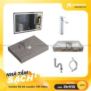 Combo Kệ Đá Chống Trầy Xám Vân Mây Siêu Tiết Kiệm Navier CBKD12