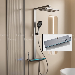 Sen Cây Tắm Nóng Lạnh Điều Khiển Phím Đàn Có Đèn LED Navier NV-CS5020