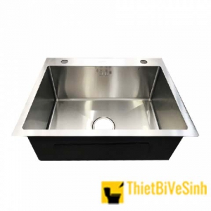 Chậu chén 1 ngăn inox 304 cao cấp Navier NV-6845D304