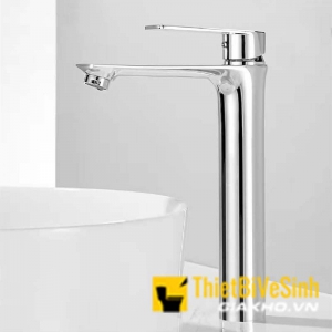 Vòi lavabo nóng lạnh đồng thau xi mạ crome Navier NV-716 (30CM)