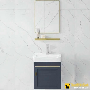 Bộ Tủ Chậu Lavabo Liền Gương Cao Cấp Navier NV-1126