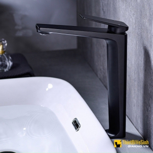 Vòi lavabo nóng lạnh đồng thau sơn tĩnh điện Navier  NV-727D30 (30cm)