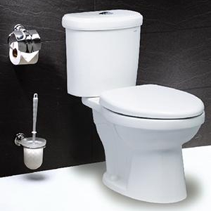 Bồn cầu 2 khối Caesar CD1338 (nắp thường)