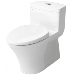 Bồn Cầu 1 Khối Nắp Êm Aqua Ceramic Xả Nhấn Cao Cấp Inax AC-900VRN/BW1