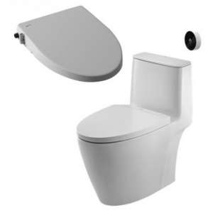 Bồn Cầu Một Khối Xả Cảm Ứng Nắp Rửa Cơ Inax ACT-902 CW-S15VN/BW1