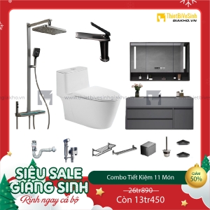 Combo Trọn Bộ Thiết Bị Phòng Tắm 11 Món Tiết Kiệm Navier CBPT0079