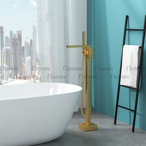 Sen Cây Bồn Tắm Đặt Sàn Mạ Vàng Cao Cấp Navier NV-852V