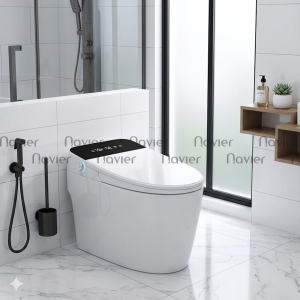 Bồn Cầu Thông Minh Phiên Bản Công Nghệ AI Cao Cấp Navier NV-1032