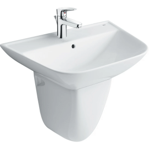   Chậu Lavabo Treo Tường Kèm Chân Ngắn Inax L-297V/L-297VC 
