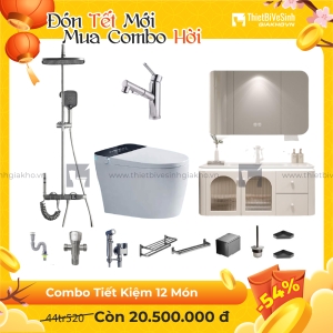 Combo Trọn Bộ Thiết Bị Phòng Tắm 12 Món Cao Cấp Navier CBPT0029