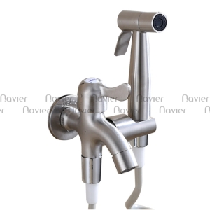 Củ sen lạnh Inox304 Navier NV-605 (Kèm vòi xịt vệ sinh)