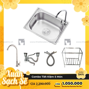Combo Chân Chậu Chén Siêu Tiết Kiệm Navier CBF08